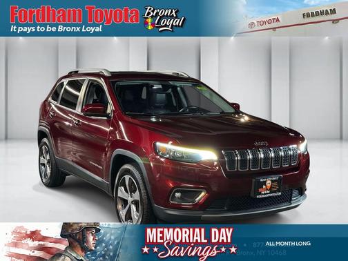 Velvet Red Pearlcoat 2019 Jeep Cherokee Limited