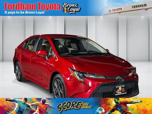 Barcelona Red Metallic 2020 Toyota Corolla LE