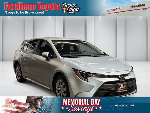 Classic Silver Metallic 2023 Toyota Corolla LE