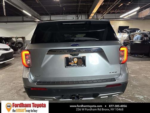 Iconic Silver Metallic 2023 Ford Explorer XLT