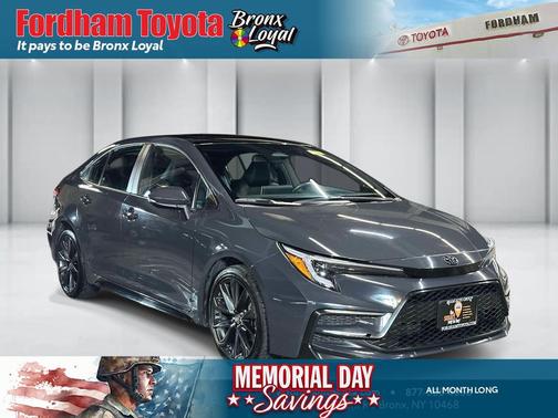 Midnight Black Metallic 2023 Toyota Corolla XSE