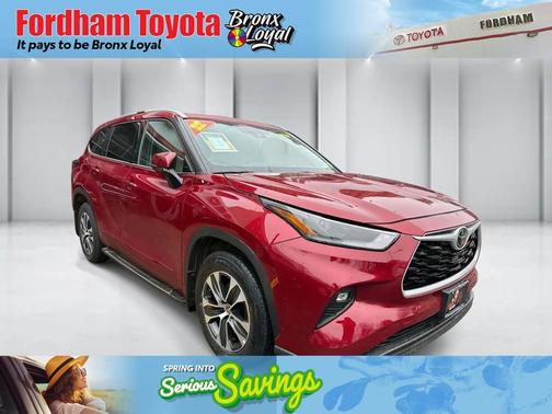 Ruby Flare Pearl 2022 Toyota Highlander XLE