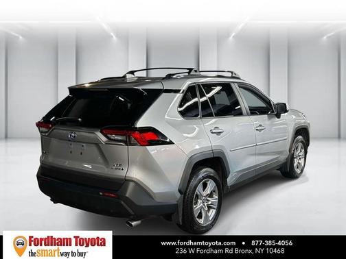 Silver Sky Metallic 2024 Toyota RAV4 Hybrid XLE