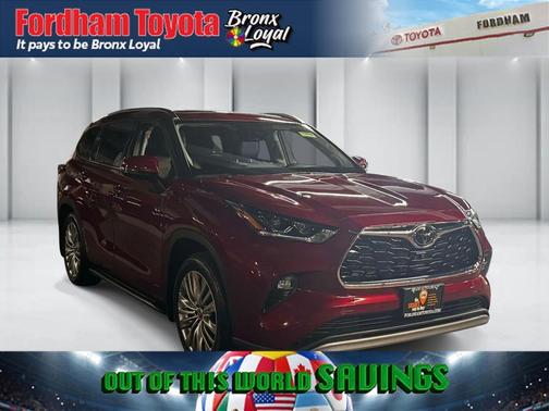 Ruby Flare Pearl 2025 Toyota Highlander Hybrid Platinum