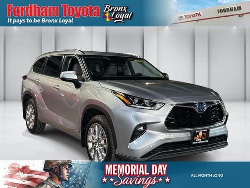 Celestial Silver Metallic 2021 Toyota Highlander Hybrid Limited