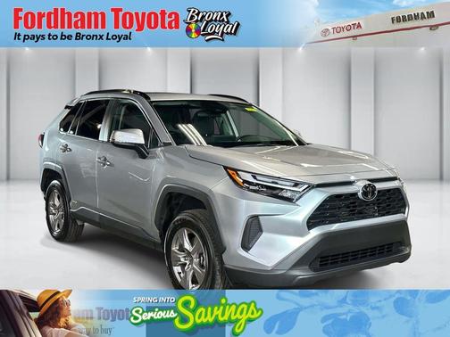 Silver Sky Metallic 2025 Toyota RAV4 Hybrid XLE