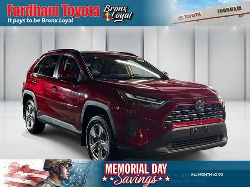 Ruby Flare Pearl 2024 Toyota RAV4 Hybrid LE