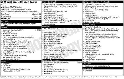 2024 Buick Encore GX Sport Touring