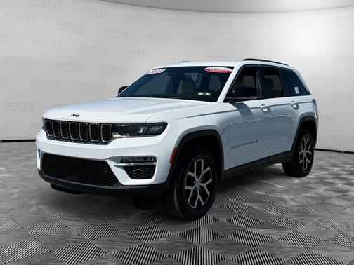 Bright White Clearcoat 2023 Jeep Grand Cherokee Limited