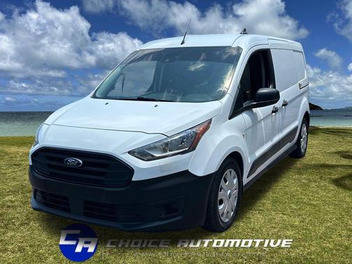Frozen White 2020 Ford Transit Connect XL Cargo Van