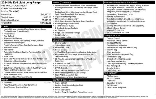 2024 Kia EV6 Light Long Range
