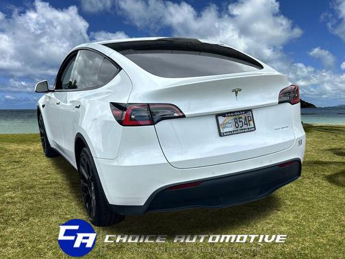 Pearl White Multi-Coat 2020 Tesla Model Y Long Range Dual Motor All-Wheel Drive