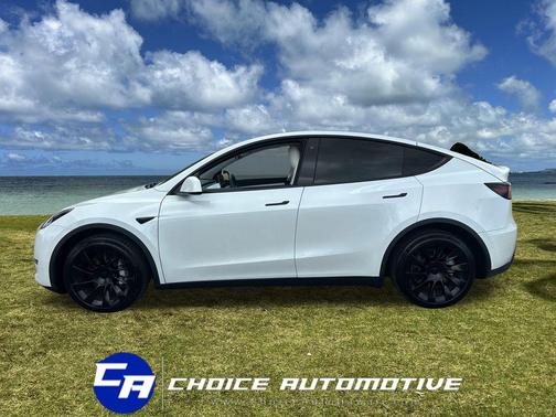 Pearl White Multi-Coat 2020 Tesla Model Y Long Range Dual Motor All-Wheel Drive