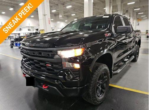 Black 2024 Chevrolet Silverado 1500 Custom Trail Boss