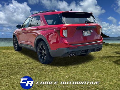 Rapid Red Metallic Tinted Clearcoat 2022 Ford Explorer ST