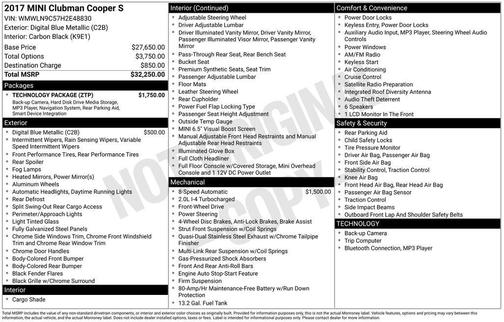 2017 MINI Clubman Cooper S