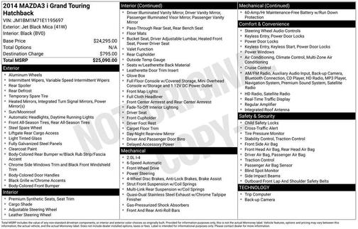 2014 Mazda Mazda3 i Grand Touring