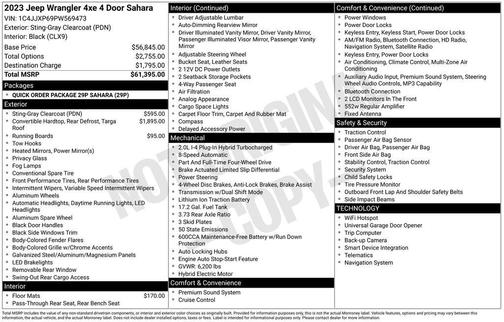 2023 Jeep Wrangler 4xe Sahara