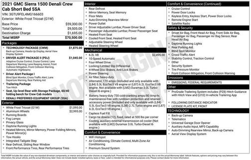 2021 GMC Sierra 1500 Denali