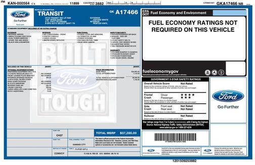 Oxford White 2016 Ford Transit-350 Base