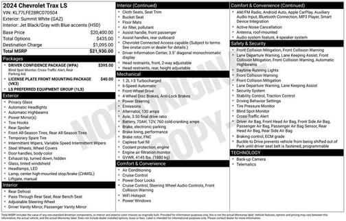 2024 Chevrolet Trax LS