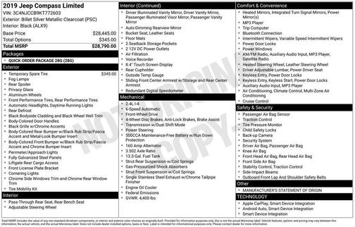 2019 Jeep Compass Limited