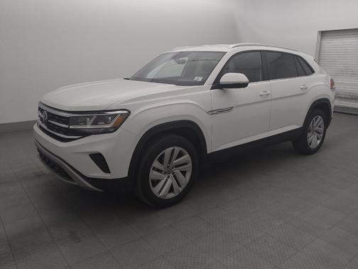 Pure White 2023 Volkswagen Atlas Cross Sport 2.0T SE w/Technology