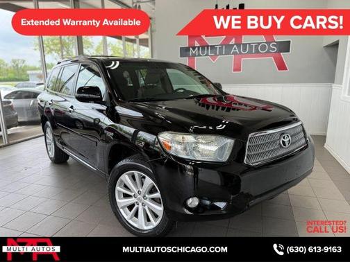 Black 2009 Toyota Highlander Hybrid Limited