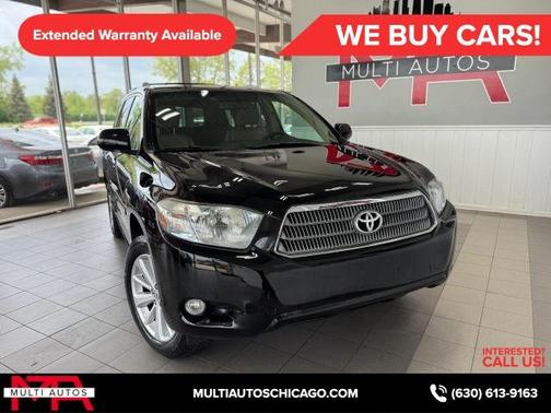 Black 2009 Toyota Highlander Hybrid Limited