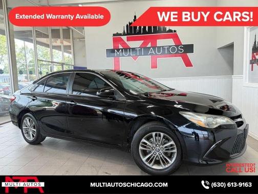 Black 2016 Toyota Camry LE