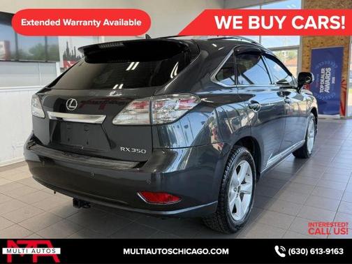 Gray 2011 Lexus RX 350 Base
