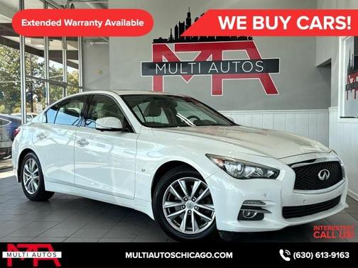 Moonlight White 2014 INFINITI Q50 Premium