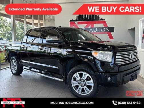 Black 2017 Toyota Tundra Platinum