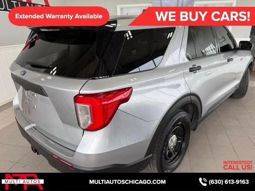 Silver 2020 Ford Utility Police Interceptor Base