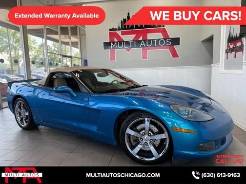 Blue 2008 Chevrolet Corvette
