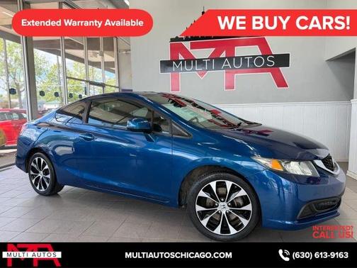 Blue 2013 Honda Civic Si