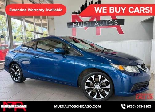 Blue 2013 Honda Civic Si