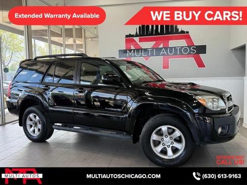 Black 2007 Toyota 4Runner SR5 Sport