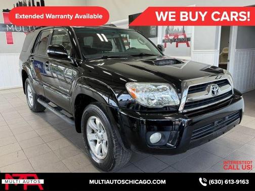 Black 2007 Toyota 4Runner SR5 Sport
