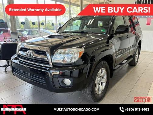 Black 2007 Toyota 4Runner SR5 Sport