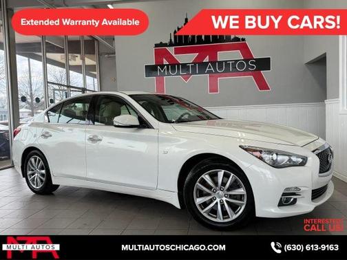 Moonlight White 2014 INFINITI Q50 Premium