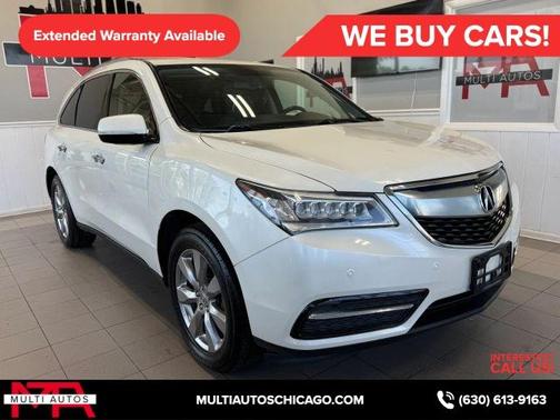 White 2015 Acura MDX 3.5L Advance Pkg w/Entertainment Pkg