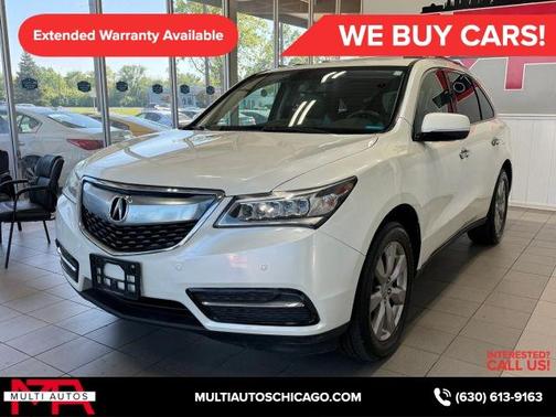 White 2015 Acura MDX 3.5L Advance Pkg w/Entertainment Pkg