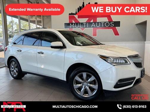 White 2015 Acura MDX 3.5L Advance Pkg w/Entertainment Pkg
