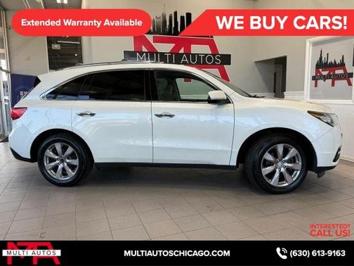 White 2015 Acura MDX 3.5L Advance Pkg w/Entertainment Pkg