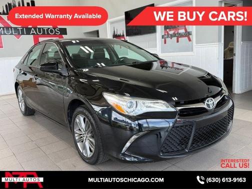 Black 2016 Toyota Camry SE