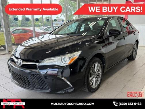 Black 2016 Toyota Camry SE