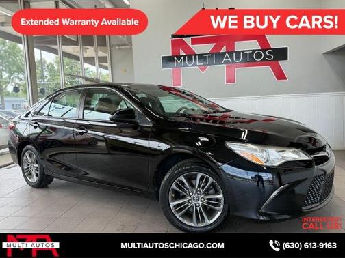 Black 2016 Toyota Camry SE