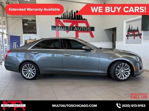 Gray 2016 Cadillac CTS 3.6L Premium