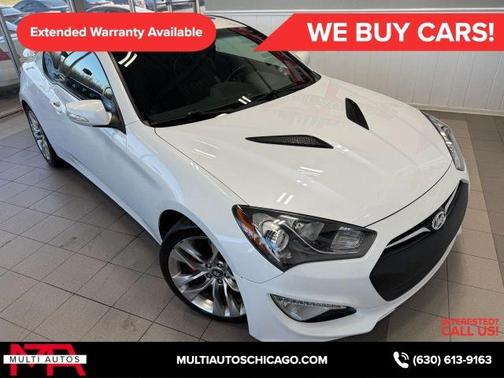 Casablanca White 2013 Hyundai Genesis Coupe 3.8 Track